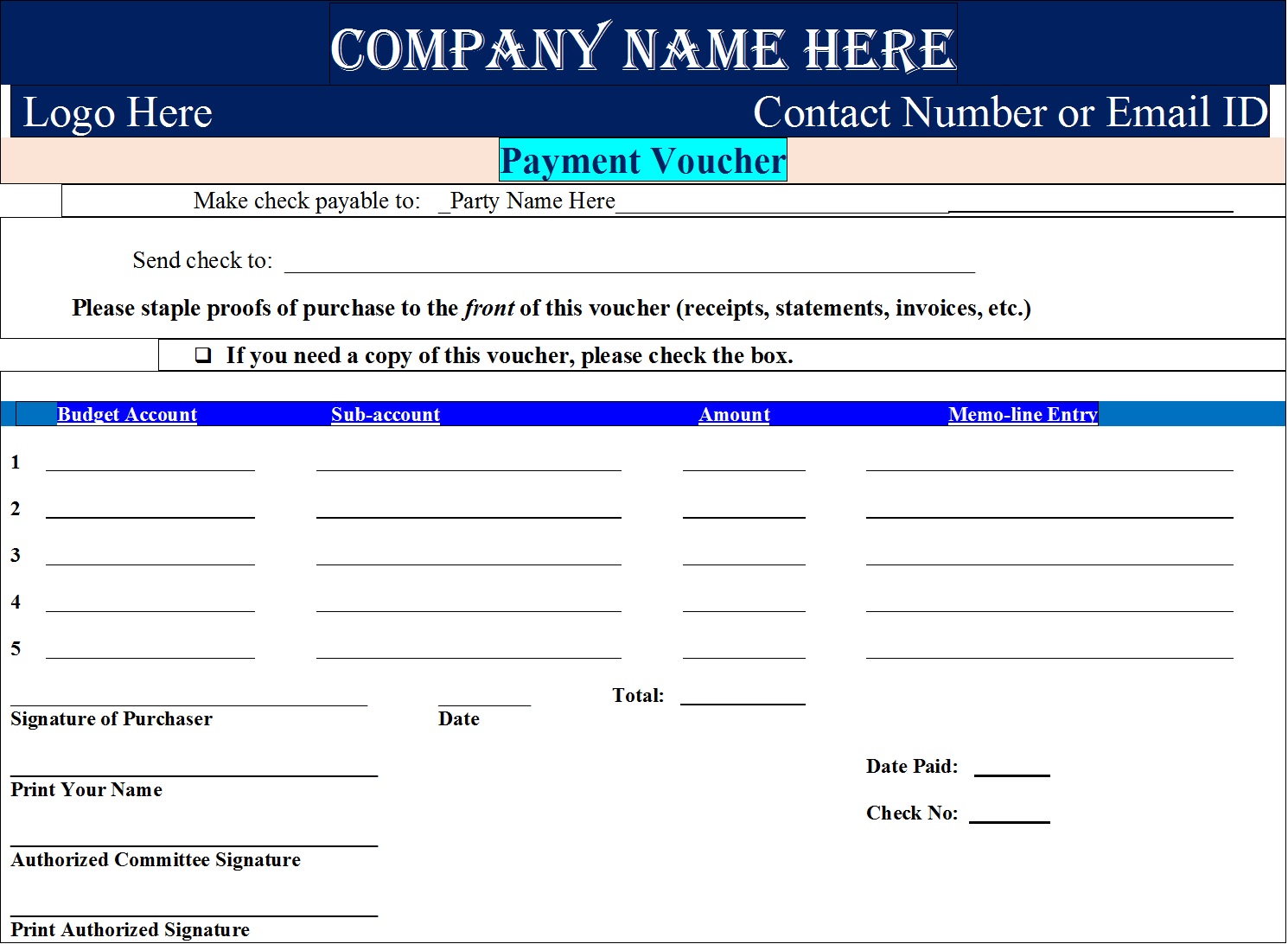 Expense Voucher Templates Archives Excel Word Template