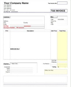 simple invoice template access