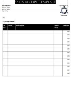 Best 7 Sales Receipt Templates - Excel Word Template