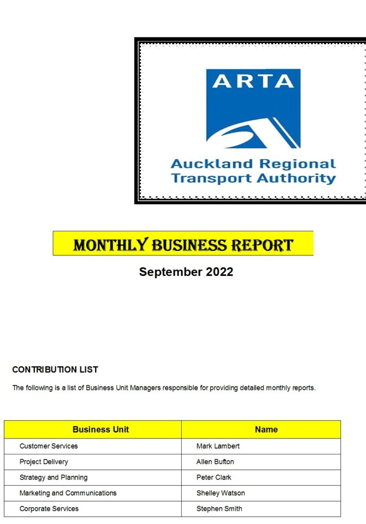 Free Business Report Templates - Excel Word Template