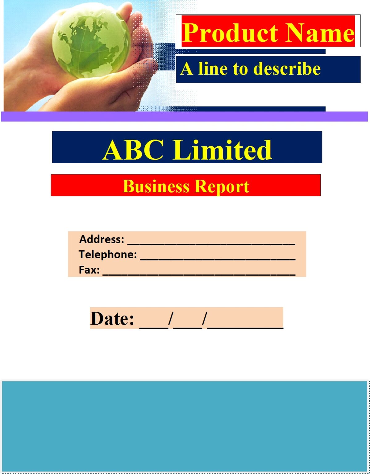 Free Business Report Templates Excel Word Template